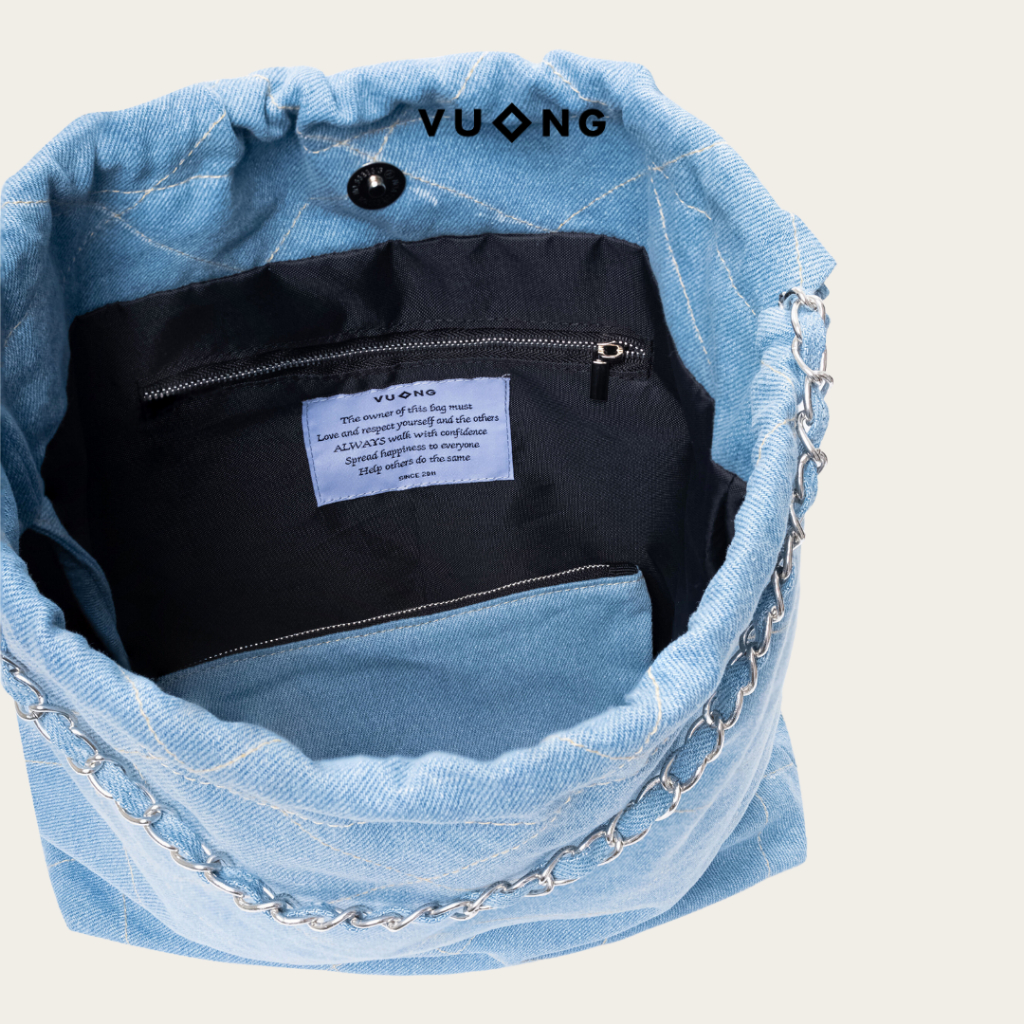 Túi xách Vuông Shop Charis dạng tote tiện dụng thoải mái dùng hàng ngày đi chơi