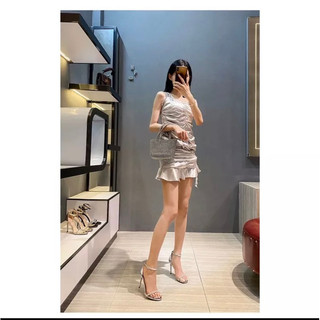 Giày cao gót 9p quai đính đá
