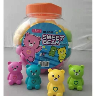 Set 4 Gọt (Chuốt) Bút Chì Hình Gấu Tim