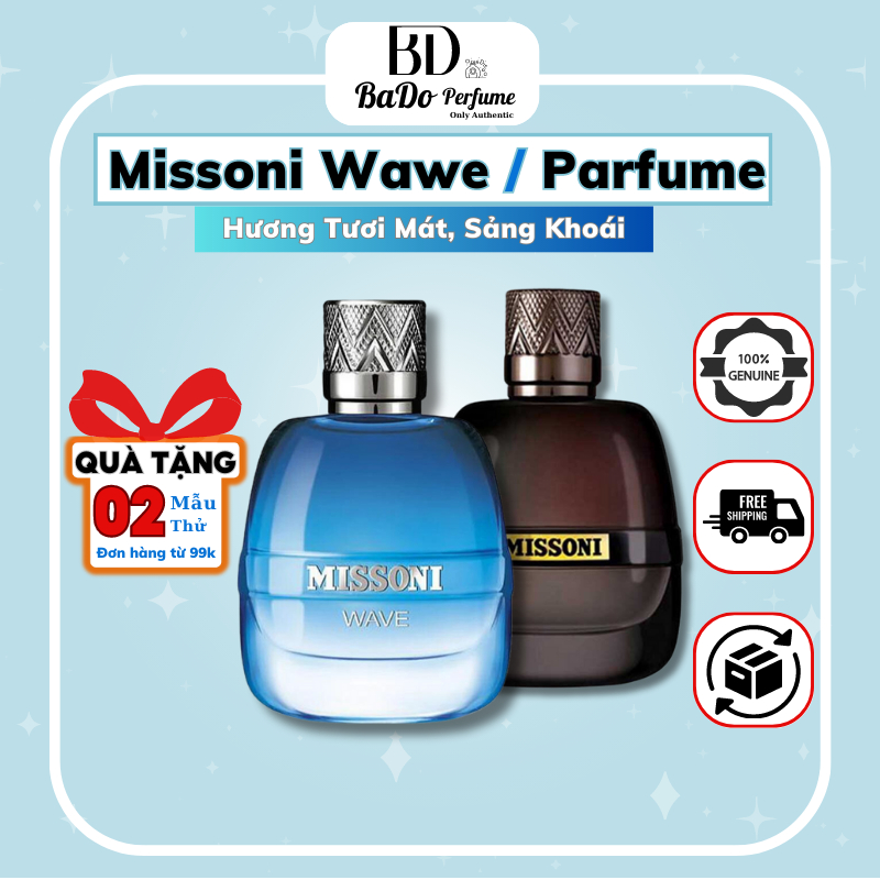 Mẫu Thử 10ml Missoni Wawe/ Parfum Pour Homme Nước Hoa Nam