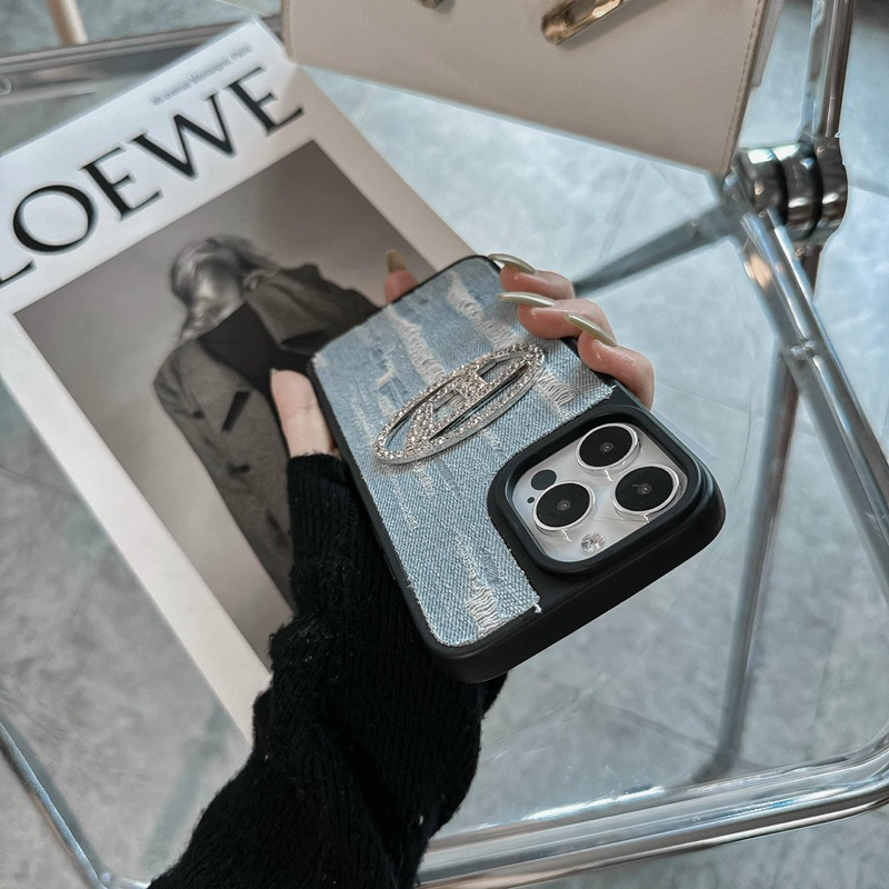 Ốp Lưng DIE SEL đính đá chất bò xước chống bẩn cạnh vuông cho i phone 7 đến 14promax