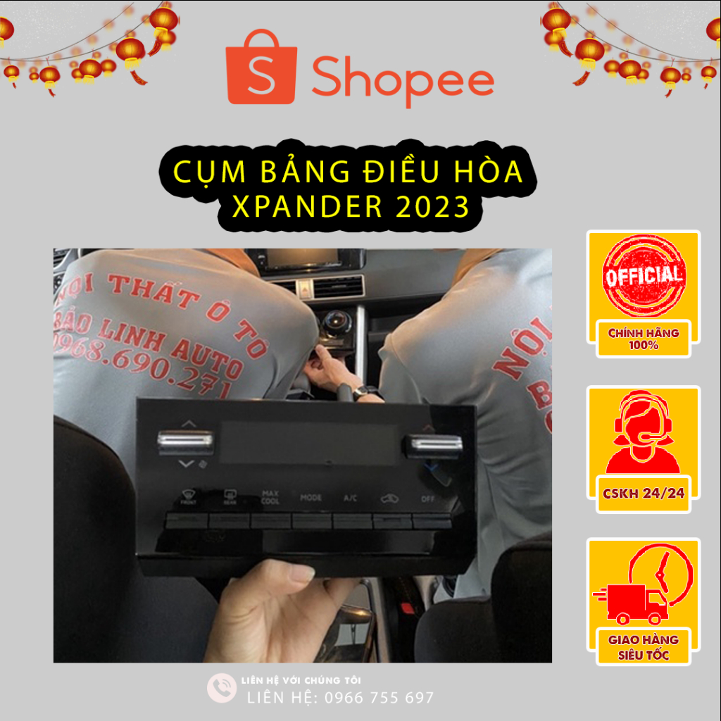 Cụm Bảng Điều Hòa Xpander 2023