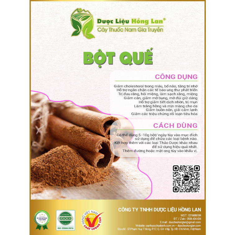 ✅ Bột Quế 100% nguyên chất không pha chộn tạp chất - Hàng chính hãng Công Ty