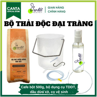 Bộ thải độc thụt tháo đại tràng cà phê vườn rừng sao đất