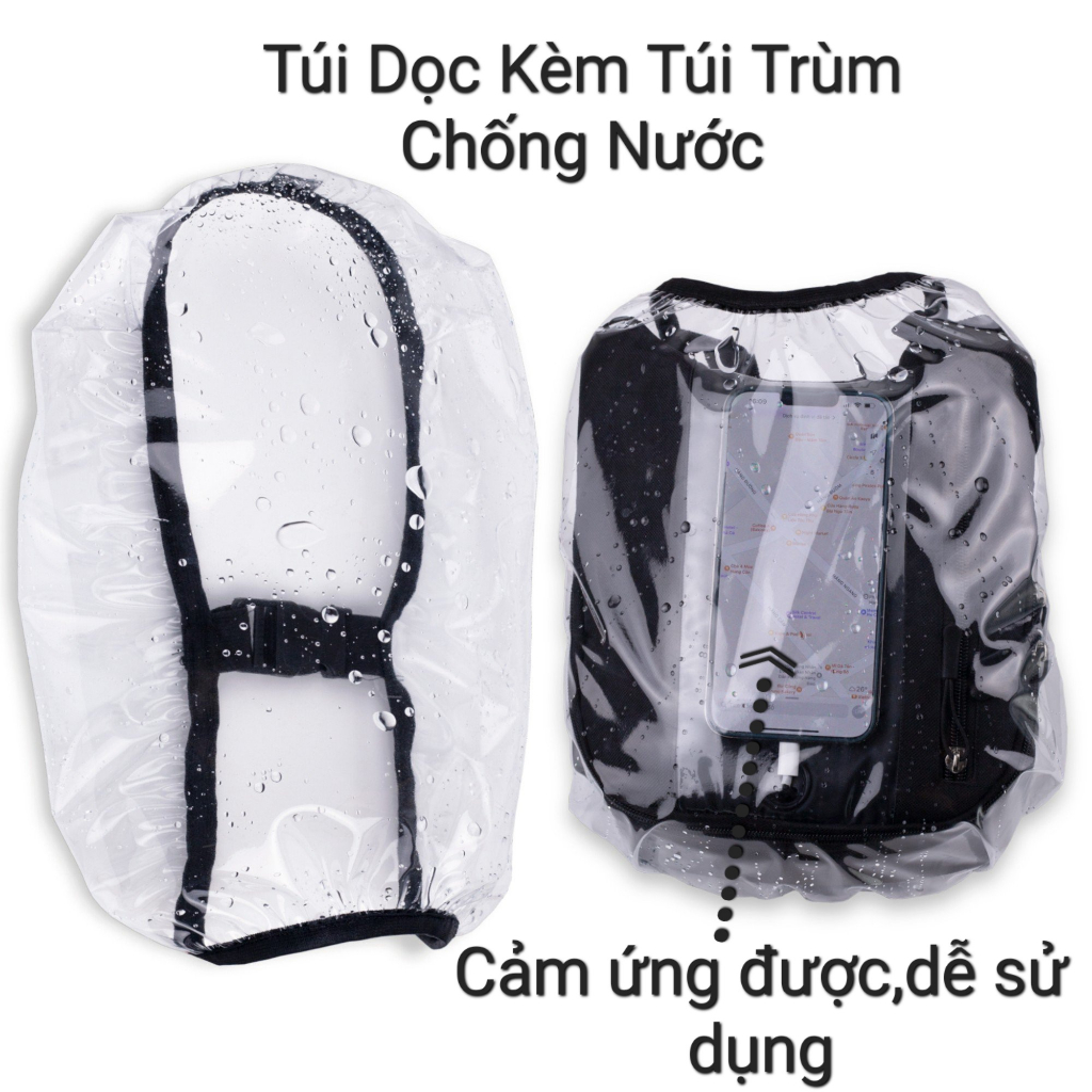 Túi Grap cao cấp,túi treo đầu xe máy xem bản đồ chạy Grao,shipper,đi phượt