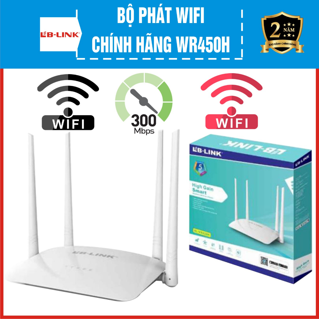 Bộ thuWifi - Bộ phát wifi Glowy/ LB LINK - Chính Hãng - Bảo hành 24 tháng