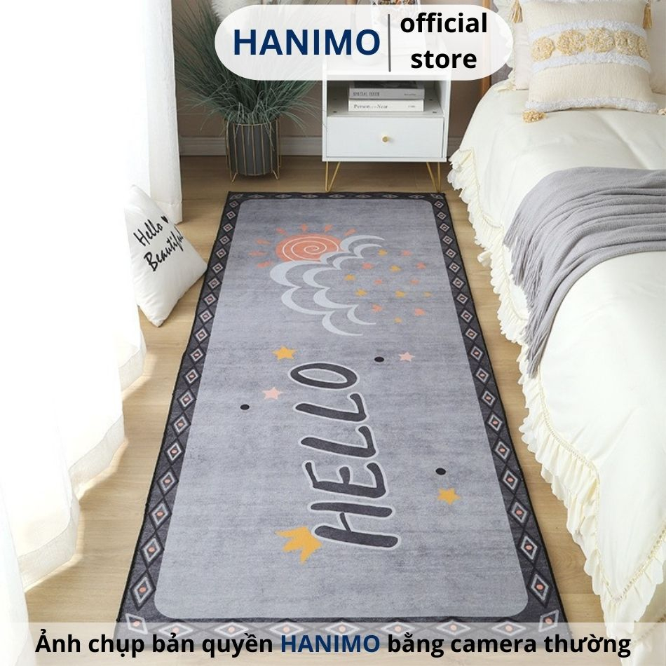 Thảm trải sàn 60cmx1m6 / 40x60cm trải chân giường, trải bếp, phòng khách, trang trí nhà Hanimo