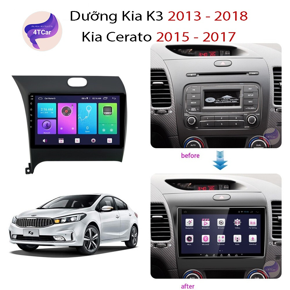 Mặt dưỡng Kia K3 2013 - 2018 Kia Cerato 2015-2017  hàng chính hãng