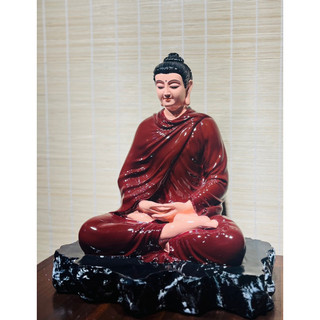 Tượng Bổn Sư Thích Ca toà đá 40cm