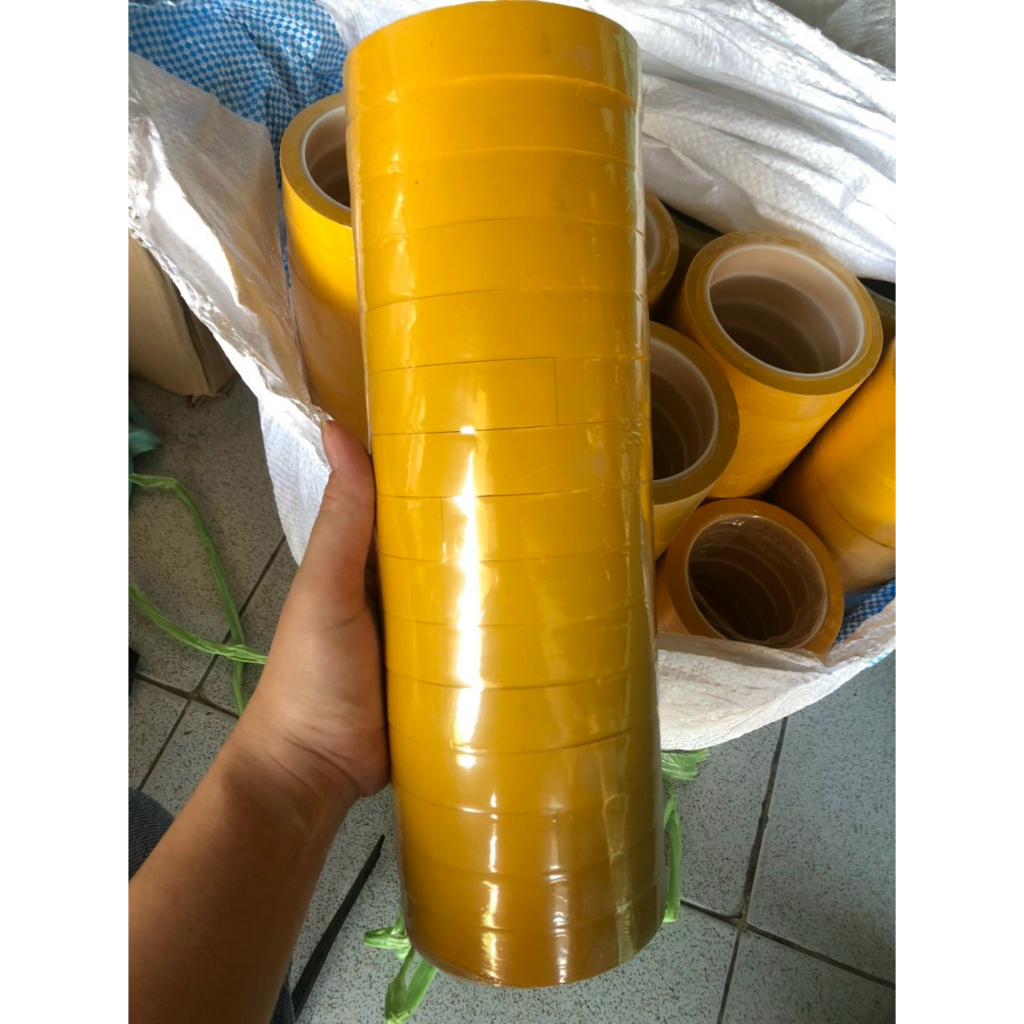 Băng keo dán sàn dán nền 2cm x 18m