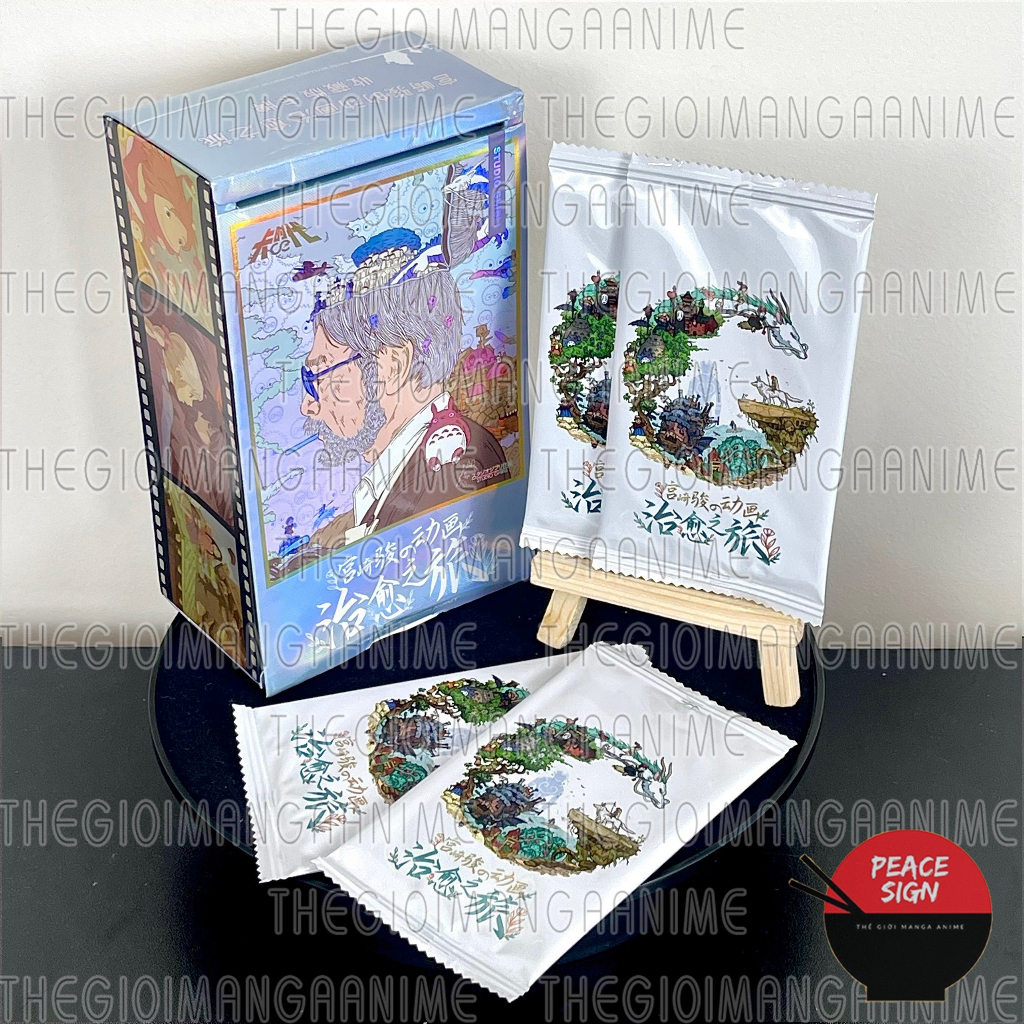 Set ảnh thẻ Ghibli studio card trò chơi nhân phẩm gacha anime quà tặng sưu tầm