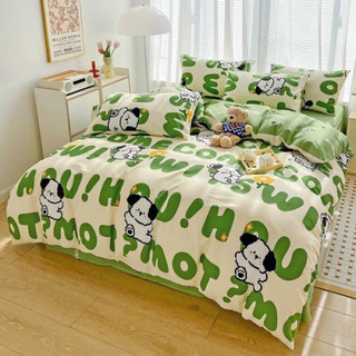 SÉT GA GỐI 3 MÓN GẤU XANH LÁ