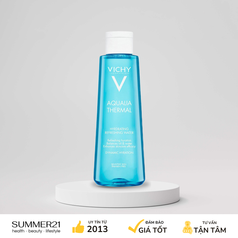 Nước cân bằng săn chắc da VICHY AQUALIA THERMAL HYDRATING REFRESHING WATER 400ML date 4/2024