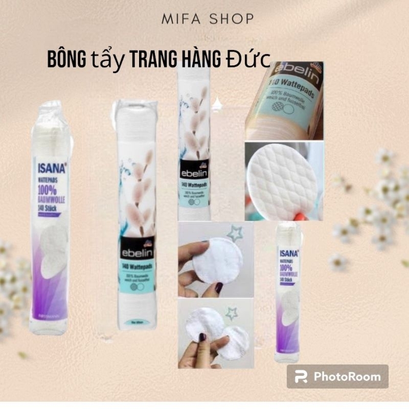 Bông Tẩy Trang 100% Cotton Hàng Đức