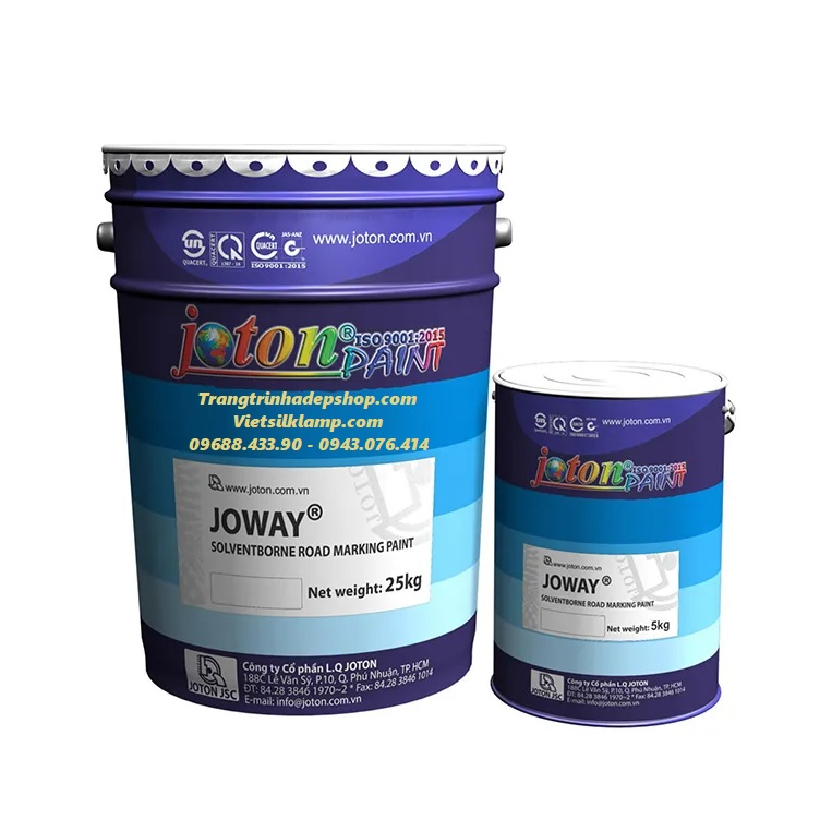 Sơn giao thông - Joton Joway - Sơn kẻ vạch phản quang và không phản quang (5kg)
