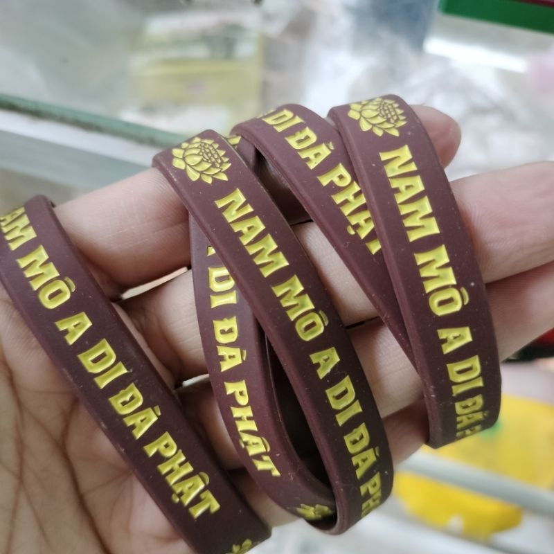 (combo 3)Vòng Tay A_Di_ĐÀ_PHẬT màu nâu may mắn