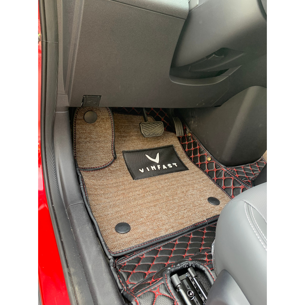 Thảm lót sàn ô tô cho Vinfast VF5 không mùi không thấm nước phủ kín 90% sàn xe