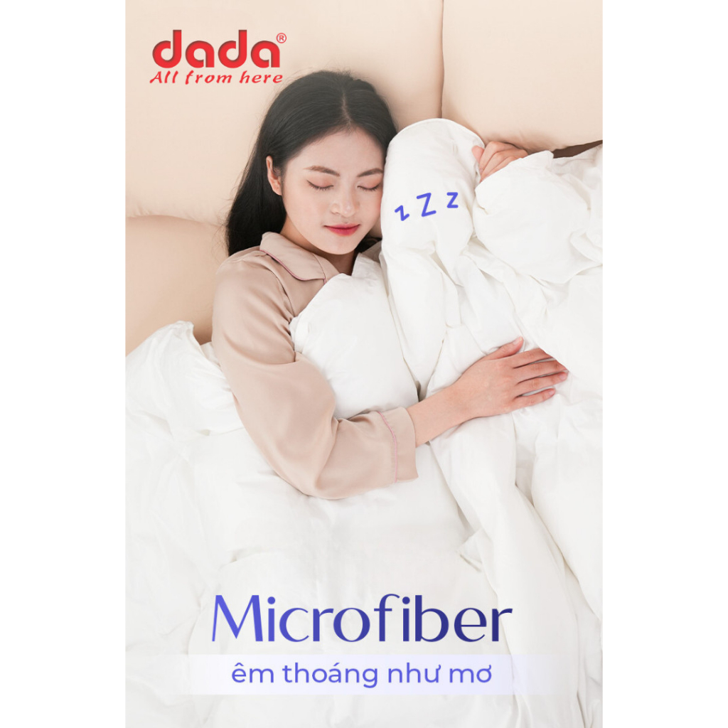 Ruột Chăn Khách Sạn/Resort 5 Sao Cao Cấp DaDa - Mềm Mịn & Thoáng Mát/ Dùng Được 4 Mùa - Gòn Lông Vũ Nhân Tạo