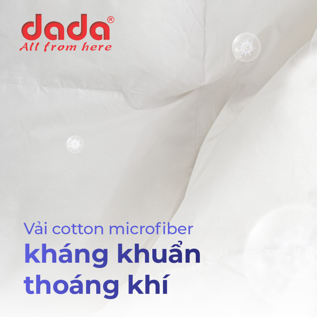 Ruột Chăn Khách Sạn/Resort 5 Sao Cao Cấp DaDa - Mềm Mịn & Thoáng Mát/ Dùng Được 4 Mùa - Gòn Lông Vũ Nhân Tạo
