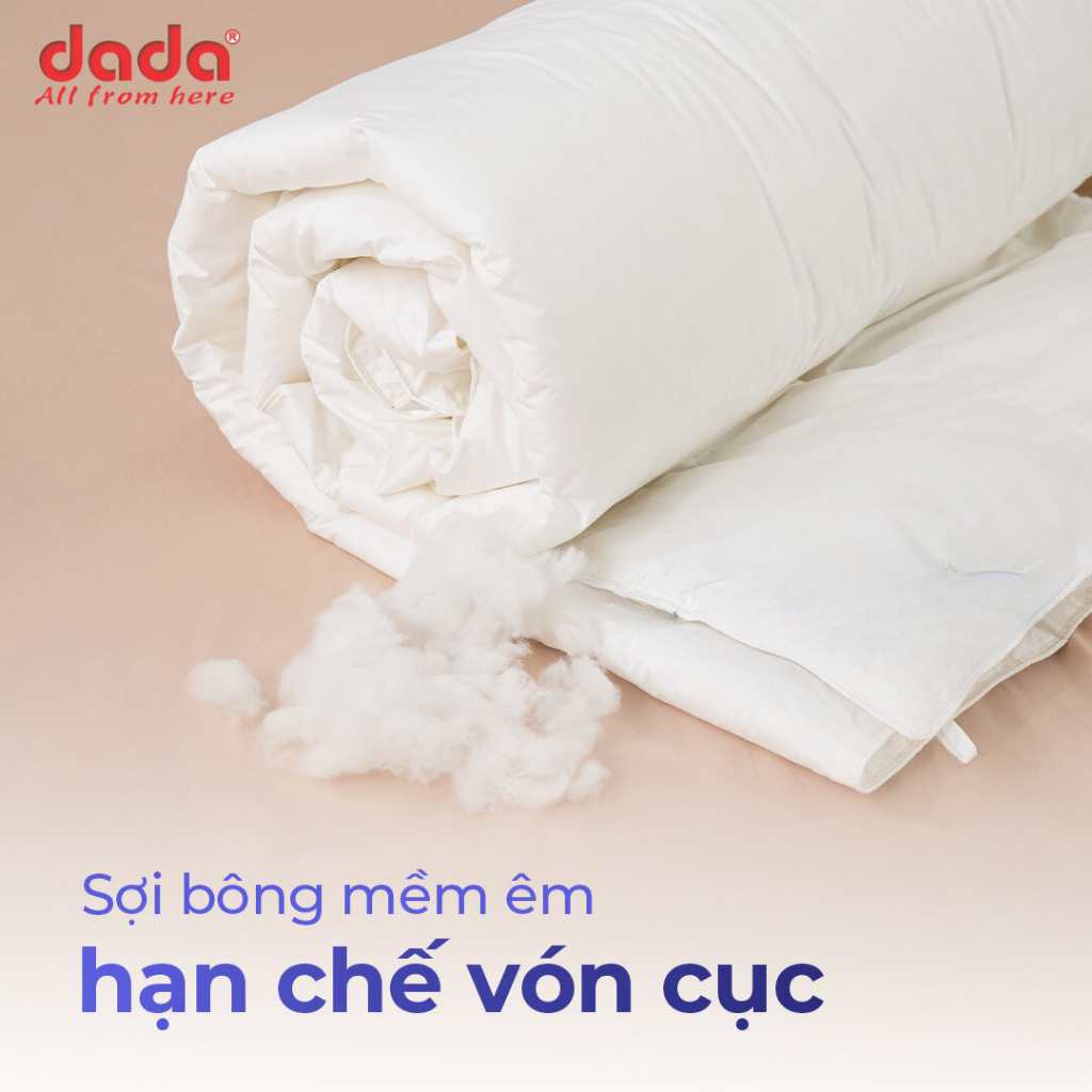 Ruột Chăn Khách Sạn/Resort 5 Sao Cao Cấp DaDa - Mềm Mịn & Thoáng Mát/ Dùng Được 4 Mùa - Gòn Lông Vũ Nhân Tạo