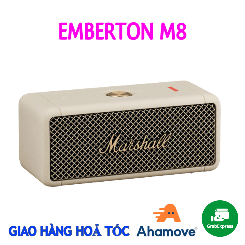 Loa bluetooth Marshall, Loa Marshall Emberton New 2023 chống nước ipx7, công suất 20w class D
