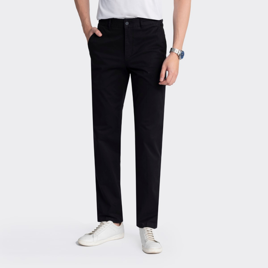 Quần Kaki Nam INSIDEMEN Ống Suông Dáng Đứng Lịch Lãm Trẻ Trung Chất Vải Không Nhăn Không Phai Màu IKK0