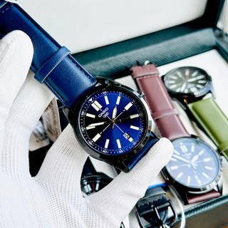 Đồng hồ nam dây da casio mtp vd02bl