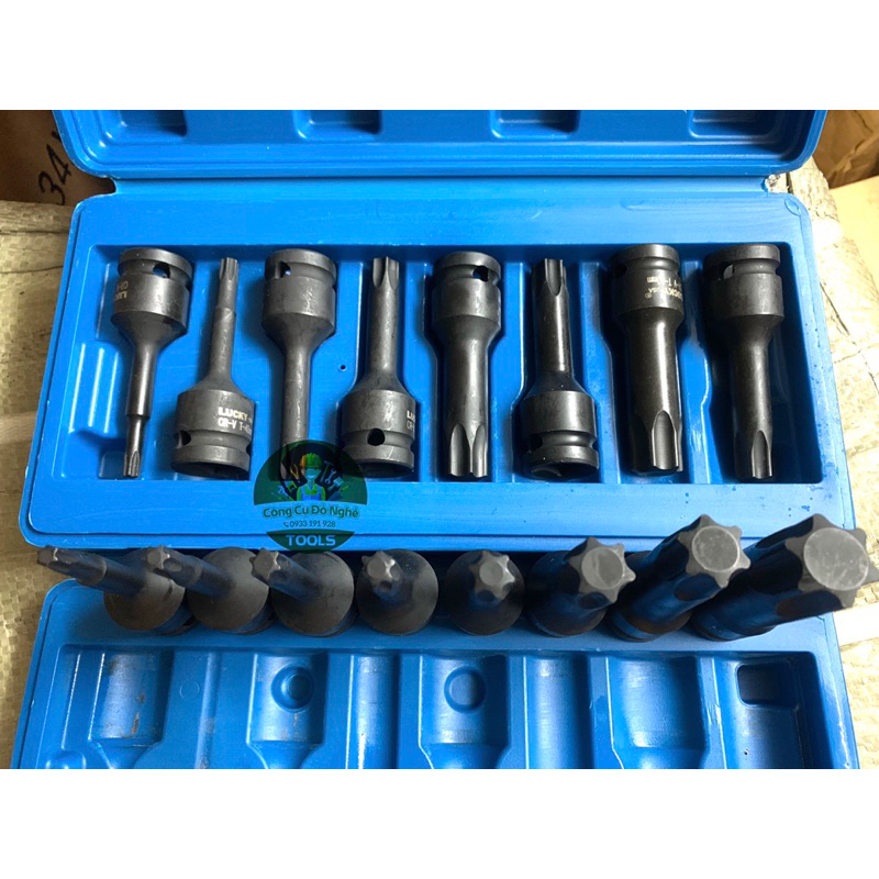 Khẩu đầu tuýp 1/2 ra đầu bông hoa thị đủ kích cỡ