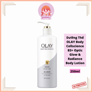 Dưỡng thể olay body cellscience b3+ optic glow & radiance body lotion 250ml