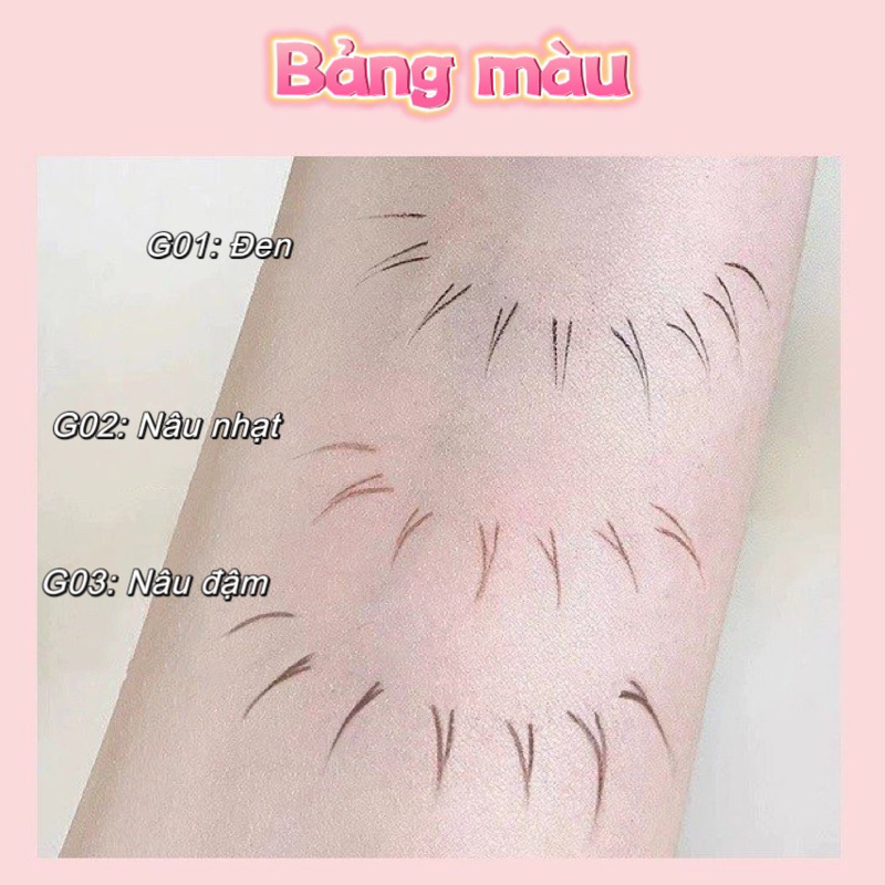 Bút Kẻ Mi Dưới GOGO TALES 2 Ngòi Nét Mảnh Chống Trôi HOTTREND