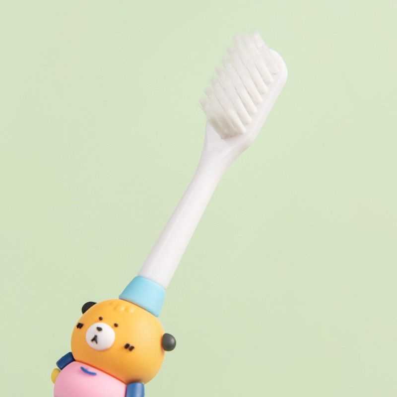 Bàn chải đánh răng lông mềm cho bé từ 6 đến 14 tuổi hình thú dễ thương nhiều màu sắc cho bé thích thú lông mềm êm ái