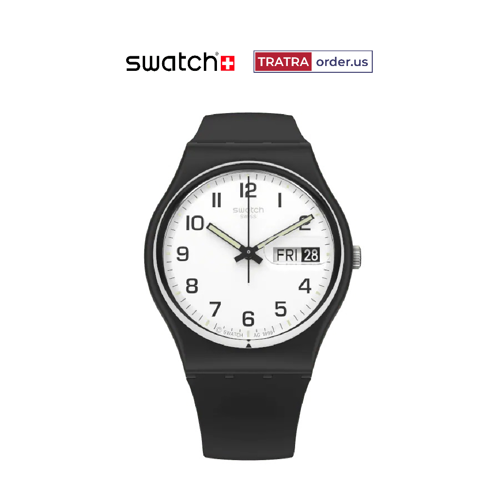 Đồng hồ Nam Swatch dây Plastic - 34mm - ONCE AGAIN - GB743
