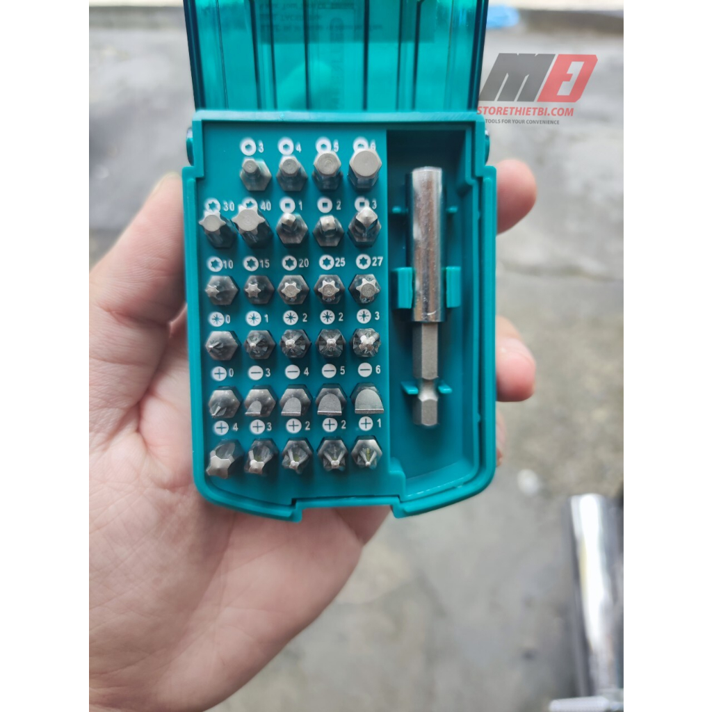 Bộ 30 mũi bắt vít 25mm TOTAL / TACSD10306 /