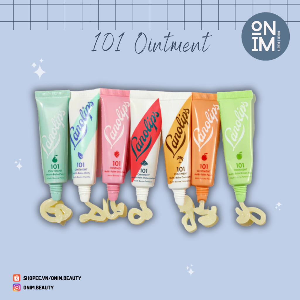 [???? - ???? ??] Son Dưỡng Đa Năng Lanolips 101 Ointment - ᴏᴍɪᴍ ʙᴇᴀᴜᴛʏ