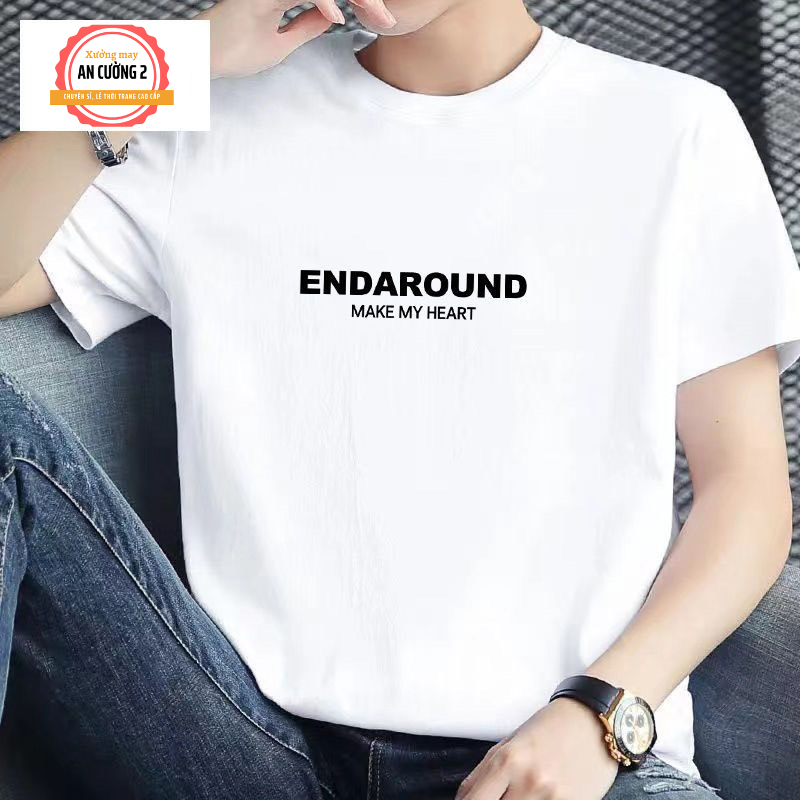 Áo thun nam, áo phông nam tay ngắn cổ tròn chất cotton, dày dặn thoáng mát  ATC18 - Xưởng may An Cường 2