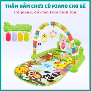 Thảm Nằm Chơi Cho Bé, Thảm Nằm Âm Nhạc Có Piano Đồ Chơi