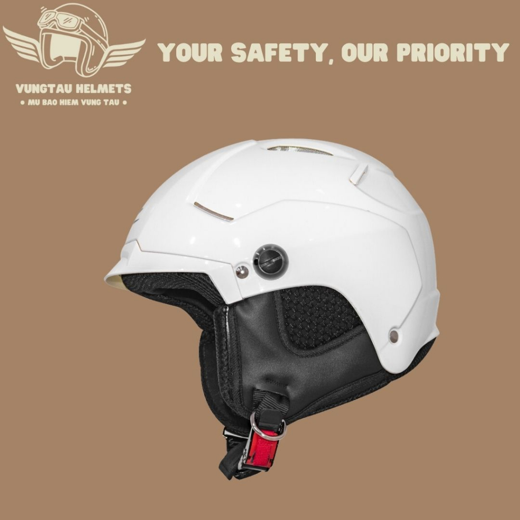 Nón bảo hiểm nửa đầu ZEUS 229A - 3 dạng nón trong 1 - VungTau Helmets - Nón bảo hiểm chính hãng Vũng Tàu