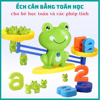 Ếch cân bằng toán học, cân ếch toán học có bộ thẻ giúp bé học toán hiệu quả