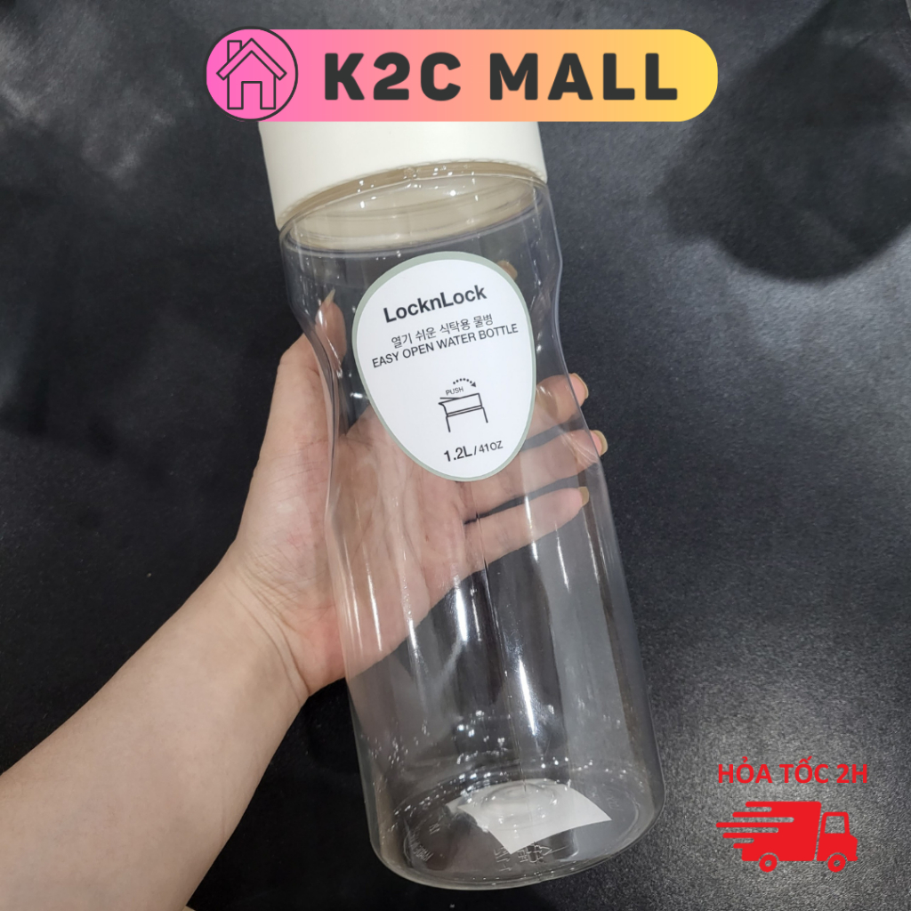 Bình Nhựa Đựng Nước LocknLock Nắp Bật, bình nước tủ lạnh Lock&Lock Easy Grip HAP813 [1.2L] HAP814 [1.5L] - K2Cmall | BigBuy360 - bigbuy360.vn