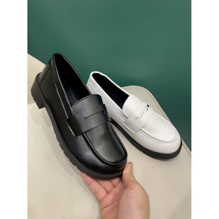 Giày đế đốc nữ 3cm oxford nữ chât da mềm mã v236