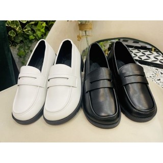 Giày đế đốc nữ 3cm oxford nữ chât da mềm mã v236