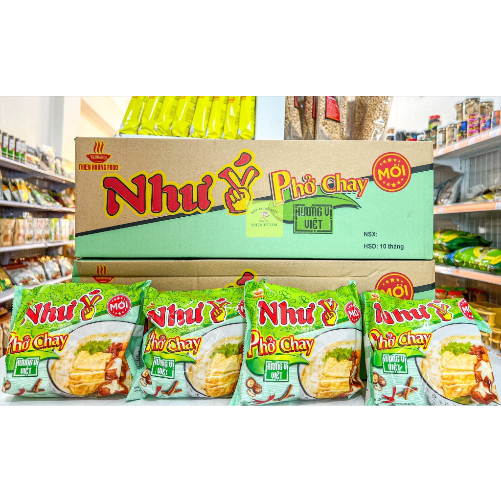 Phở Chay Như Ý Hương Vị Đậm Đà Thùng 30 Gói