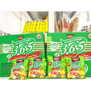 Mì không chiên 365 hương vị súp miso rong biển nhật bản thùng 30 gói