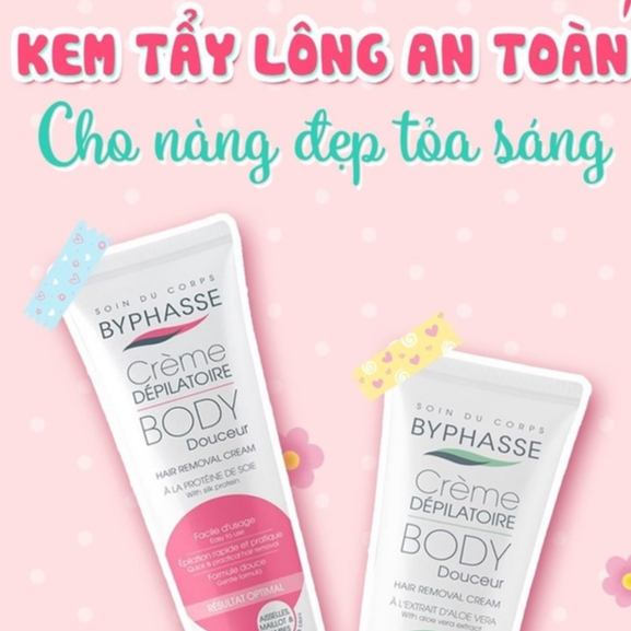 Kem Tẩy Lông Byphasse Hair Removal Cream