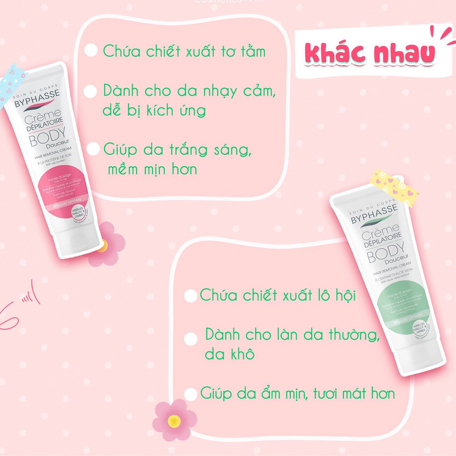 Kem Tẩy Lông Byphasse Hair Removal Cream