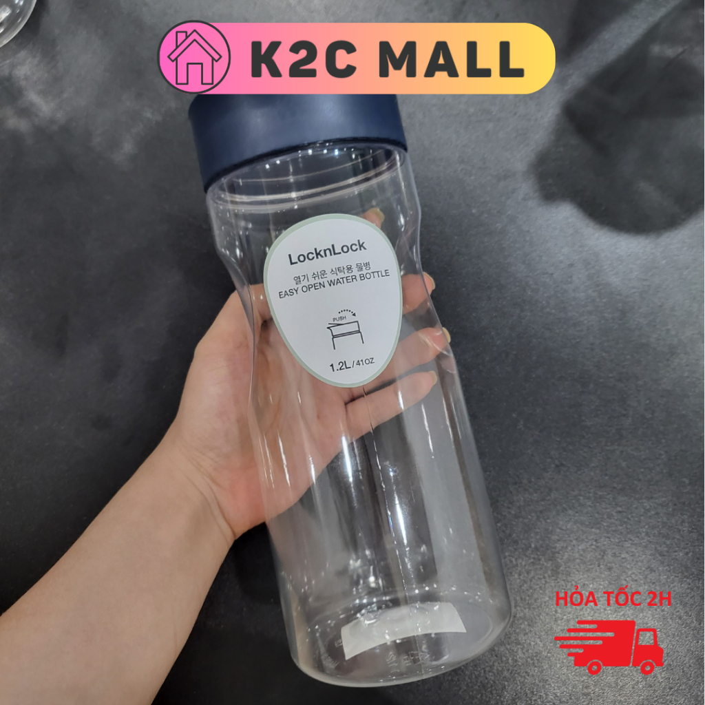 Bình Nhựa Đựng Nước LocknLock Nắp Bật, bình nước tủ lạnh Lock&Lock Easy Grip HAP813 [1.2L] HAP814 [1.5L] - K2Cmall | BigBuy360 - bigbuy360.vn