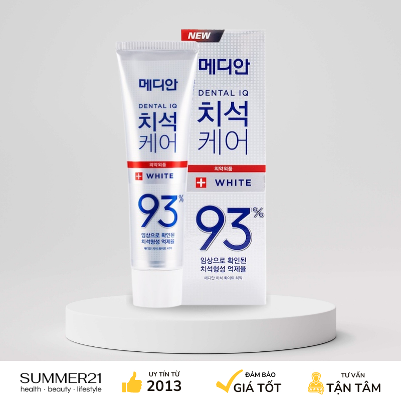 Set 3 Kem Đánh Răng Median Dental IQ 93% Hàn Quốc 120g