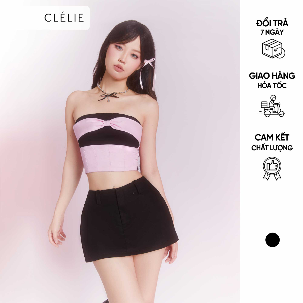 Áo ống thiết kế phối nơ | BLACKPINK TOP - CLÉLIE