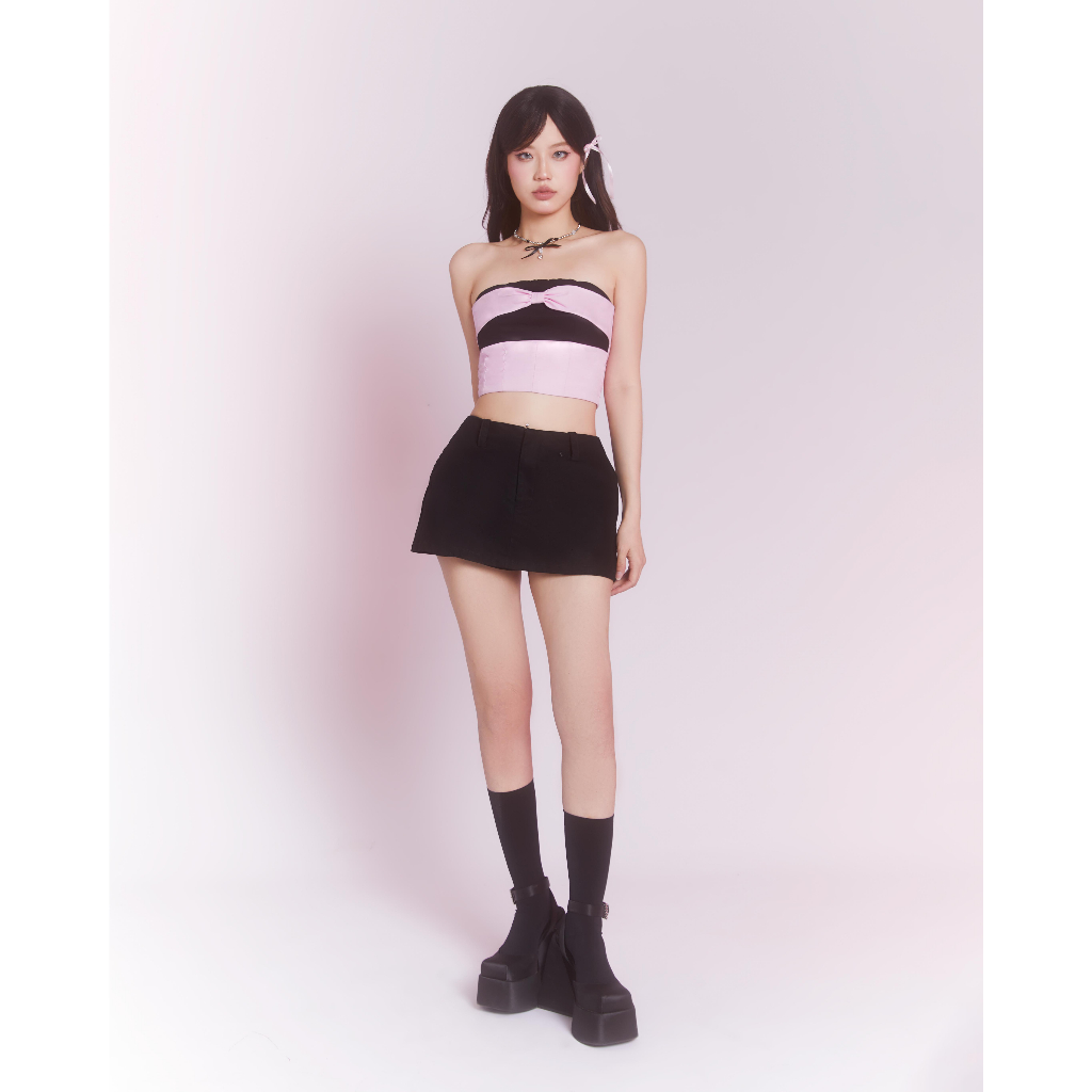 Áo ống thiết kế phối nơ | BLACKPINK TOP - CLÉLIE