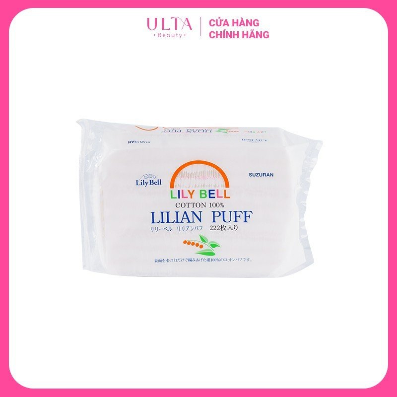 Bông Tẩy Trang Lily Bell Lilian Puff Cotton (222 miếng)